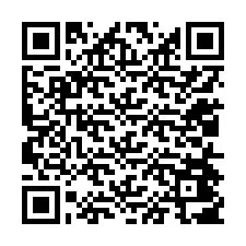 QR kód a telefonszámhoz +12014407336