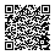 QR-koodi puhelinnumerolle +12014417738