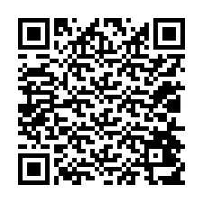 QR код за телефонен номер +12014417739