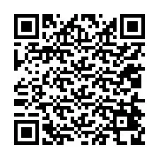 QR код за телефонен номер +12014428412