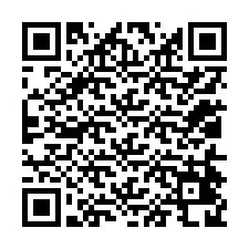 QR-koodi puhelinnumerolle +12014428419