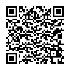 QR-код для номера телефона +12014428421