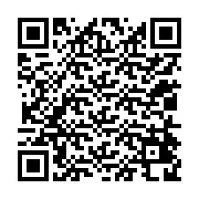 QR kód a telefonszámhoz +12014428424