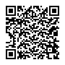 QR kód a telefonszámhoz +12014428425