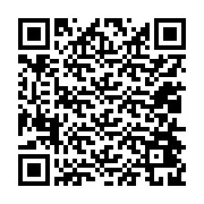 QR-code voor telefoonnummer +12014429377