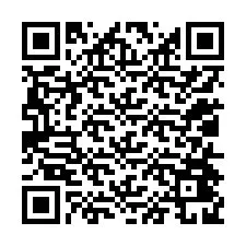 Código QR para número de teléfono +12014429378