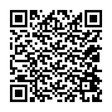 QR kód a telefonszámhoz +12014429379