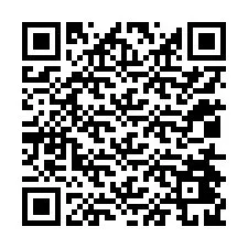 QR Code สำหรับหมายเลขโทรศัพท์ +12014429380