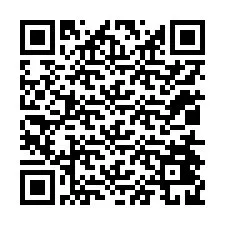 QR код за телефонен номер +12014429381