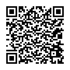 QR kód a telefonszámhoz +12014429385