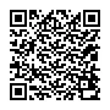 QR-koodi puhelinnumerolle +12014430451