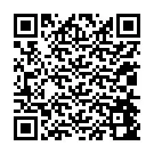 QR kód a telefonszámhoz +12014442730