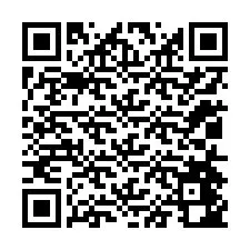 QR-код для номера телефона +12014442731