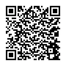 QR-code voor telefoonnummer +12014442734