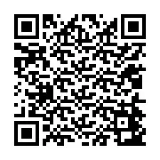 Código QR para número de teléfono +12014443412