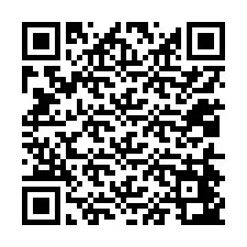 QR-koodi puhelinnumerolle +12014443413