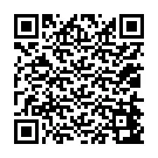 QR-koodi puhelinnumerolle +12014443419