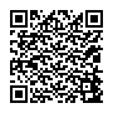 QR-код для номера телефона +12014443421