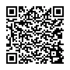 QR код за телефонен номер +12014483442