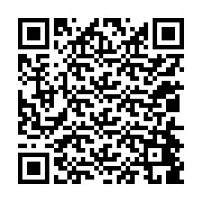 QR код за телефонен номер +12014489254