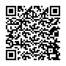 QR код за телефонен номер +12014497625