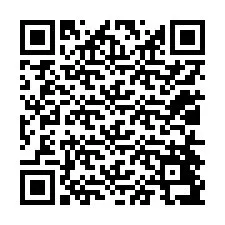 QR код за телефонен номер +12014497629