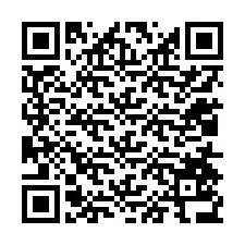 QR код за телефонен номер +12014536786