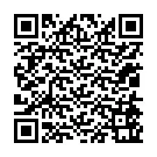 Kode QR untuk nomor Telepon +12014561845