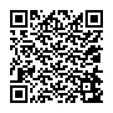 Kode QR untuk nomor Telepon +12014643608