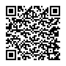 QR-код для номера телефона +12014751266