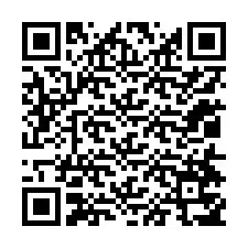 QR код за телефонен номер +12014757645