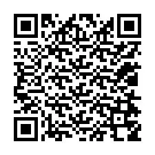 Código QR para número de teléfono +12014758099