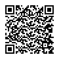 QR код за телефонен номер +12014759672