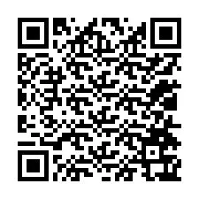 Código QR para número de teléfono +12014767779