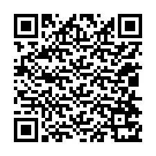 QR-код для номера телефона +12014771674