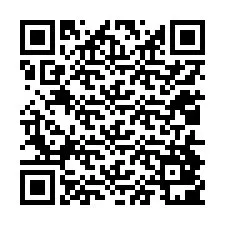 QR-код для номера телефона +12014801652