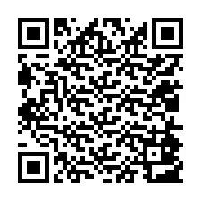 QR код за телефонен номер +12014803826