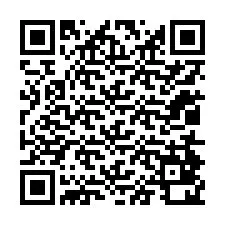 Código QR para número de teléfono +12014820485