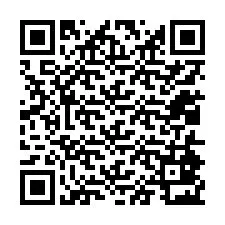 Código QR para número de teléfono +12014823857