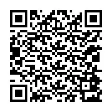 Código QR para número de teléfono +12014823870