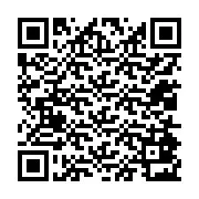 Código QR para número de teléfono +12014823897