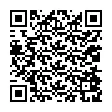 QR код за телефонен номер +12014829982