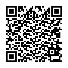 Kode QR untuk nomor Telepon +12014833492