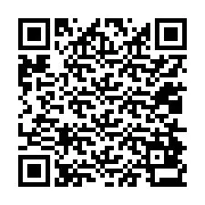 QR код за телефонен номер +12014833493