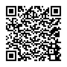 電話番号のQRコード +12014840029