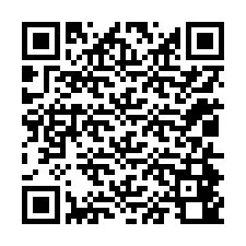 QR-код для номера телефона +12014840071