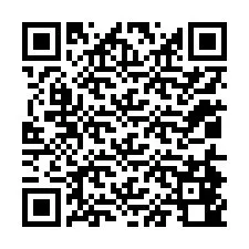 QR-код для номера телефона +12014840101