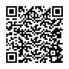 QR код за телефонен номер +12014842476