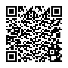 QR-код для номера телефона +12014842570