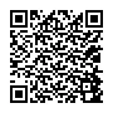 QR-код для номера телефона +12014842629